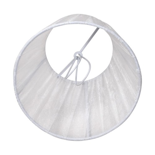 Абажур тканевый белый Е14 на лампочки