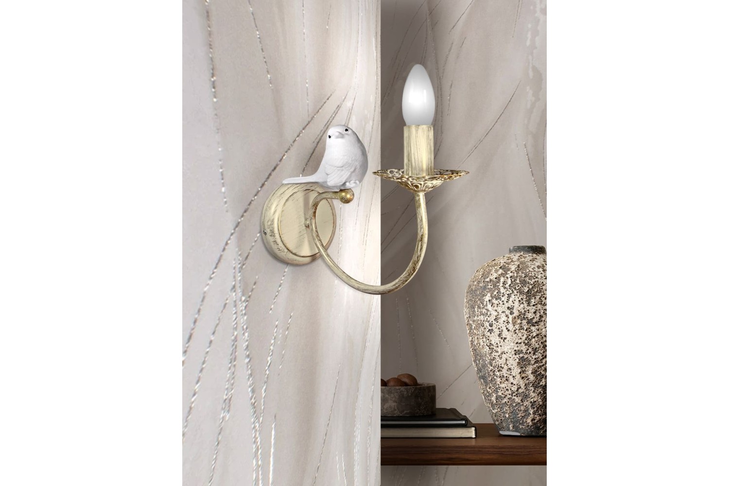 Бра с птичками Петрасвет S1293-1