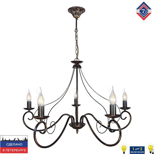 Люстра подвесная интерьерная S1236-5
