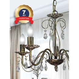 Люстра Петрасвет S1154-5, 5хЕ14 макс. 60Вт