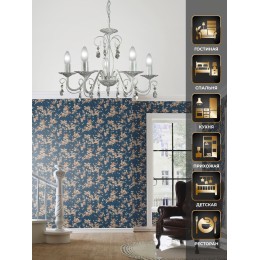 Люстра Петрасвет S1193-5, 5хЕ14 макс. 60Вт