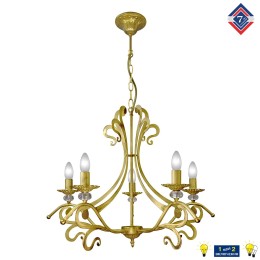 Люстра Петрасвет S3134-5, 5хЕ14 макс. 60Вт