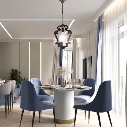 Люстра Петрасвет S1286-1, 1хЕ27 макс. 100Вт