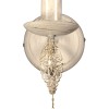 Бра с металлическим подвесками бежевая настенная S3145-1
