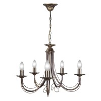 Люстра Петрасвет S1064-5, 5хЕ14 макс. 60Вт