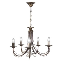 Люстра Петрасвет S1064-5, 5хЕ14 макс. 60Вт