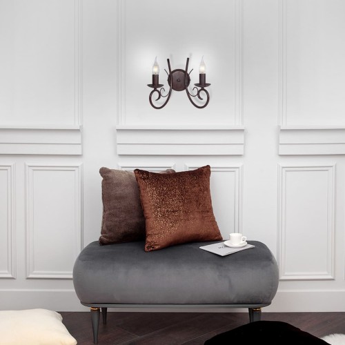 Бра 2 лампы интерьерная в классическом стиле S1256-2