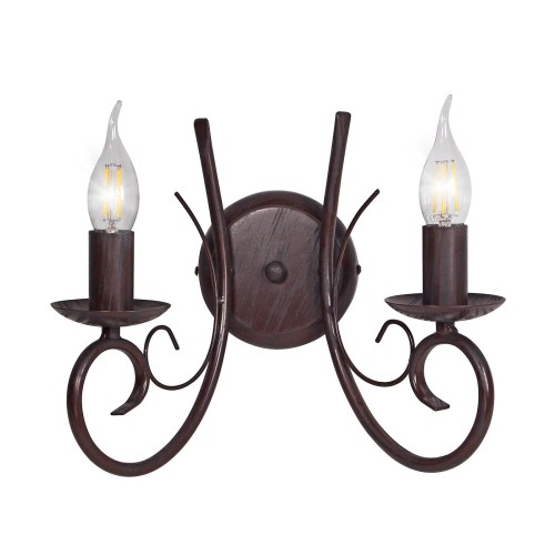 Бра 2 лампы интерьерная в классическом стиле S1256-2