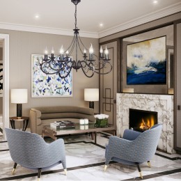 Люстра Петрасвет S1267-8, 8хЕ14 макс. 60Вт