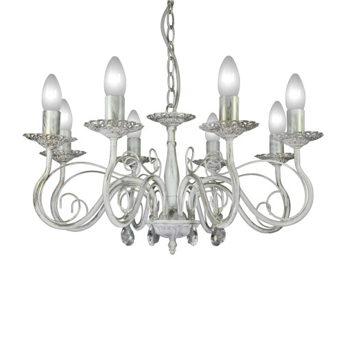 Люстра с хрусталем подвесная 8 ламп S1164-8