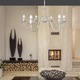 Люстра Петрасвет S3010-6, 6хЕ14 макс. 60Вт