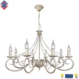 Люстра Петрасвет S1252-8, 8хЕ14 макс. 60Вт