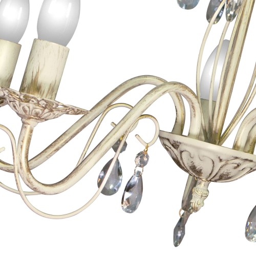 Люстра подвесная 5 ламп хрусталь Аврора S1155-5