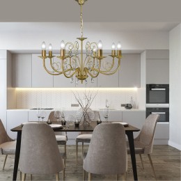 Люстра Петрасвет S1199-8, 8хЕ14 макс. 60Вт