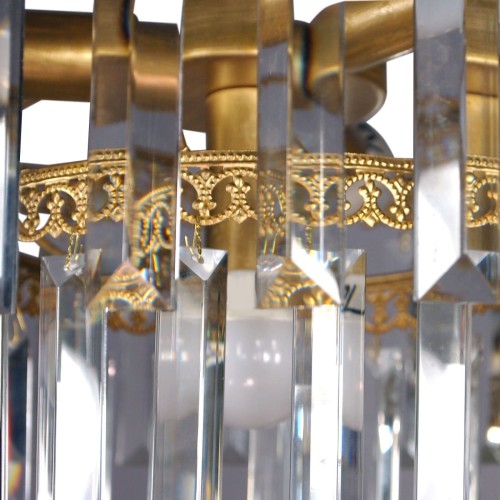 Люстра хрустальная большая подвесная 4 лампы S2494-4