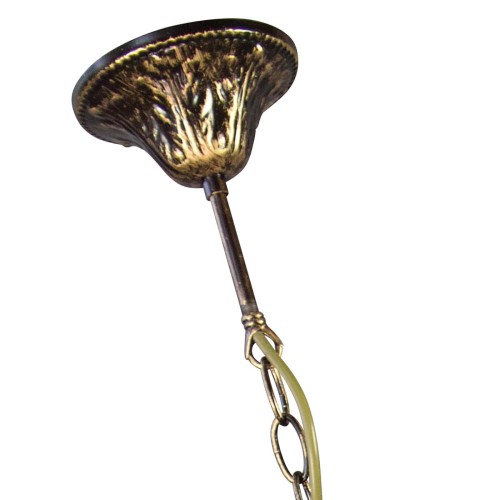 Люстра подвесная на кухню над столом с листочками S1143-1