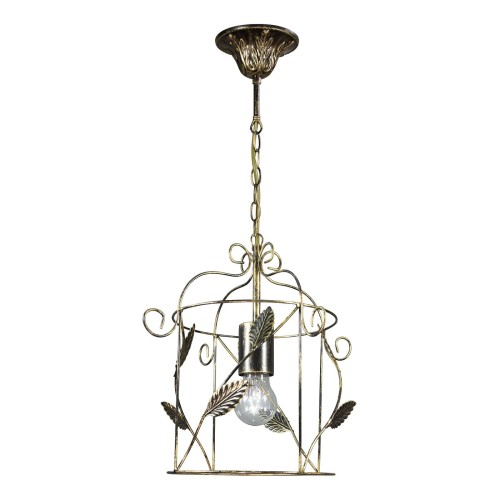 Люстра подвесная на кухню над столом с листочками S1143-1