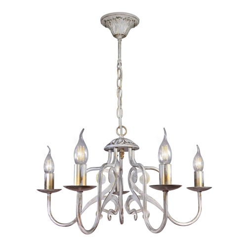 Люстра подвесная 5 ламп хрусталь Аврора S1261-5