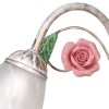 Бра стеклянные плафон с цветами классические S2248-1
