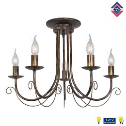 Люстра Петрасвет S1260-5, 5хЕ14 макс. 60Вт