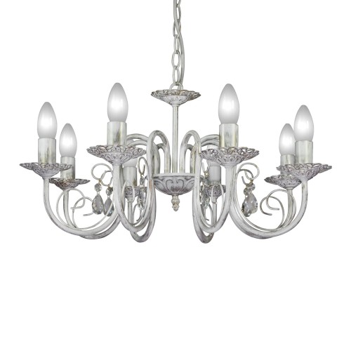 Люстра с хрусталем подвесная 8 ламп S1170-8