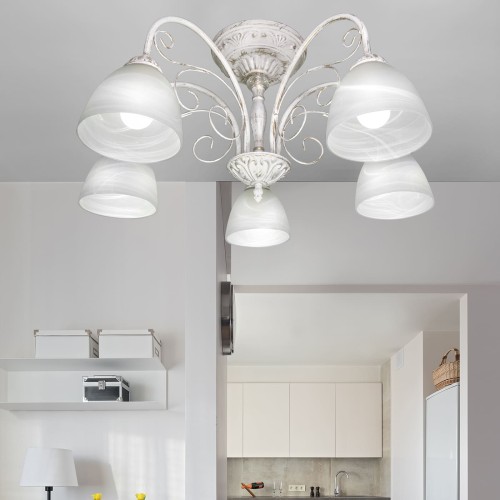 Люстра потолочная 5 плафонов S2247-5