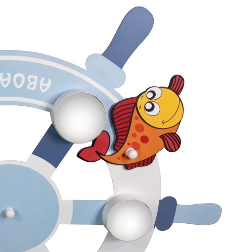 Люстра светодиодная LED в детскую комнату штурвал S2464-6