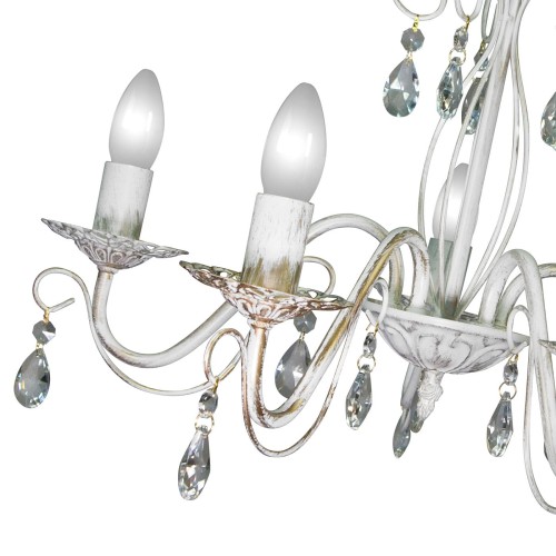 Люстра подвесная 5 ламп хрусталь Аврора S1153-5