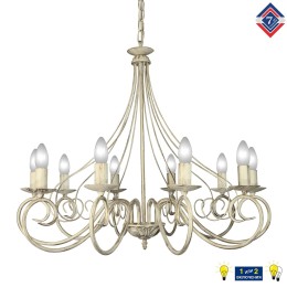 Люстра Петрасвет S1252-10, 10хЕ14 макс. 60Вт