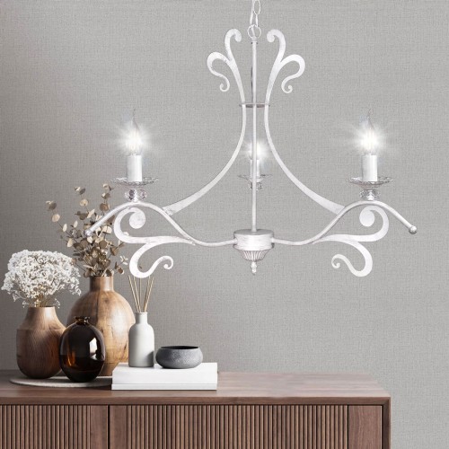 Люстра большая подвесная 3 рожковая дизайнерская S3143-3