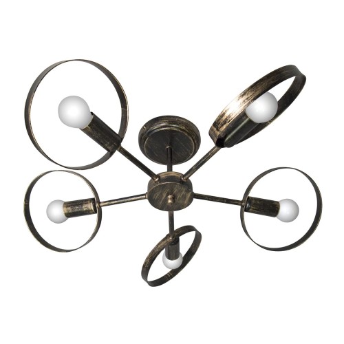 Люстра потолочная 5 ламп лофт S2431-5