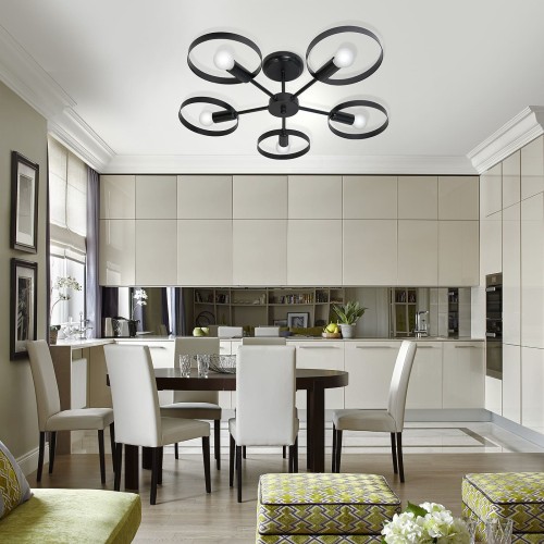 Люстра потолочная 5 ламп лофт S2431-5