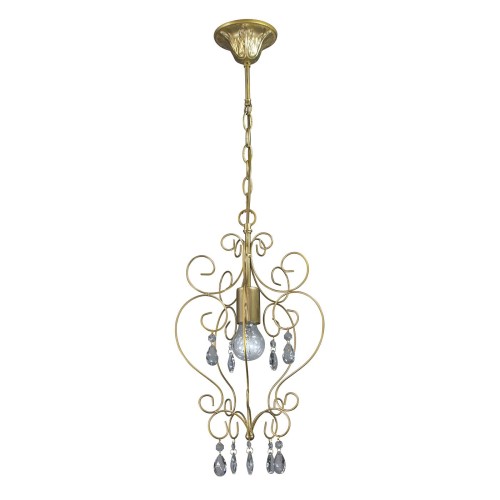 Люстра подвесная на кухню над столом с хрусталем S1196-1