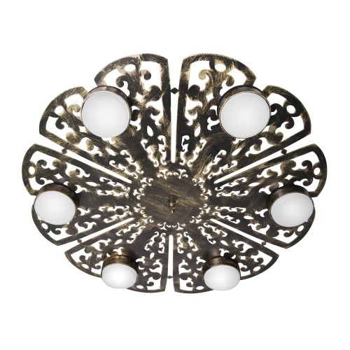 Люстра светодиодная потолочная LED плоская круглая S2441-6