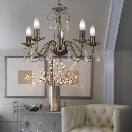 Люстра Петрасвет S1154-5, 5хЕ14 макс. 60Вт