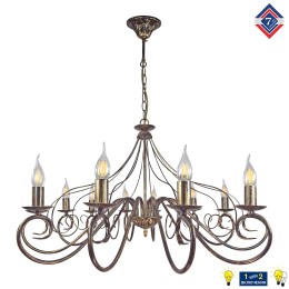 Люстра Петрасвет S1236-12, 12хЕ14 макс. 60Вт