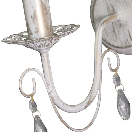 Бра настенные свечи с хрустальными подвесками S1153-1