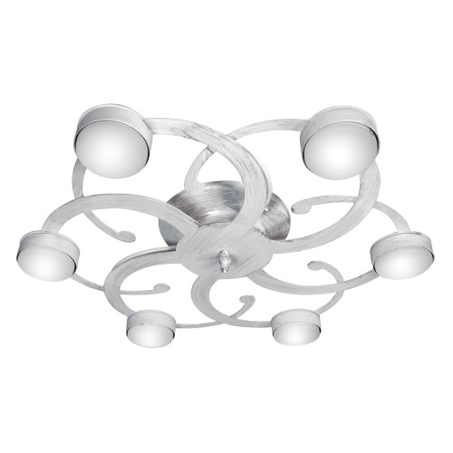 Люстра светодиодная потолочная LED плоская S2490-6