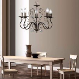 Люстра Петрасвет S1031-5, 5хЕ14 макс. 60Вт