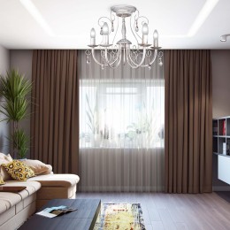 Люстра Петрасвет S1248-5, 5хЕ14 макс. 60Вт