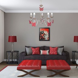 Люстра Петрасвет S1251-5, 5хЕ14 макс. 60Вт