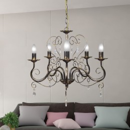 Люстра Петрасвет S1093-5, 5хЕ14 макс. 60Вт