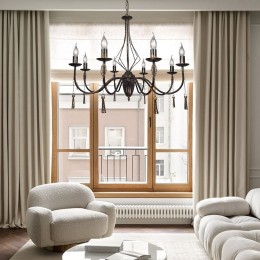 Люстра Петрасвет S3146-8, 8хЕ14 макс. 60Вт