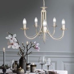 Люстра Петрасвет S1066-5, 5хЕ14 макс. 60Вт