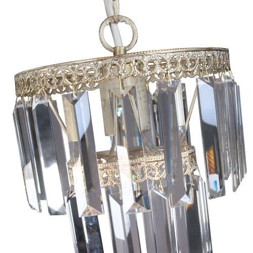 Люстра хрустальная подвесная на кухню над столом S2489-1