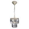Люстра хрустальная подвесная на кухню над столом S2489-1