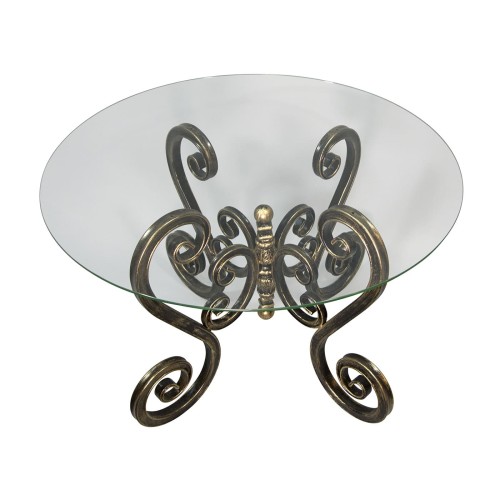 Стол дизайнерский в классика с литыми элементами S4014