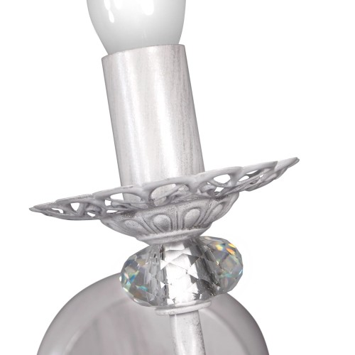 Бра настенныес хрустальными подвесками и вставками S1206-1