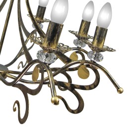 Люстра Петрасвет S3125-8, 8хЕ14 макс. 60Вт