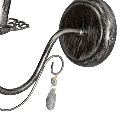 Бра настенные свечи с хрустальными подвесками S1204-1